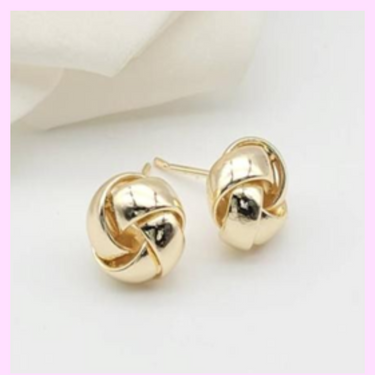 Gilded Harmony, Stainless Steel Earrings, Lustrous, 18K Gold, Buy Gilded Harmony Online